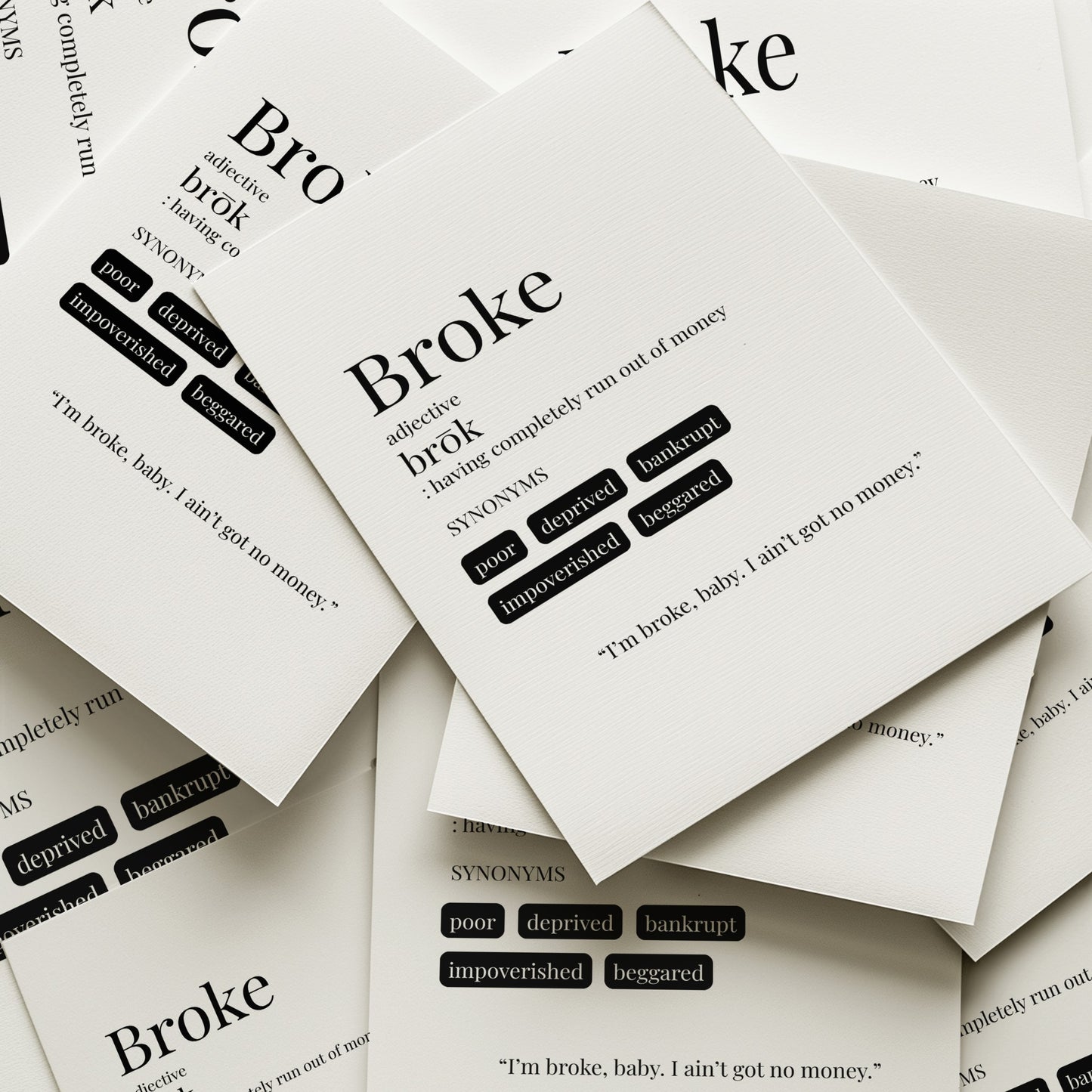 Broke Definition