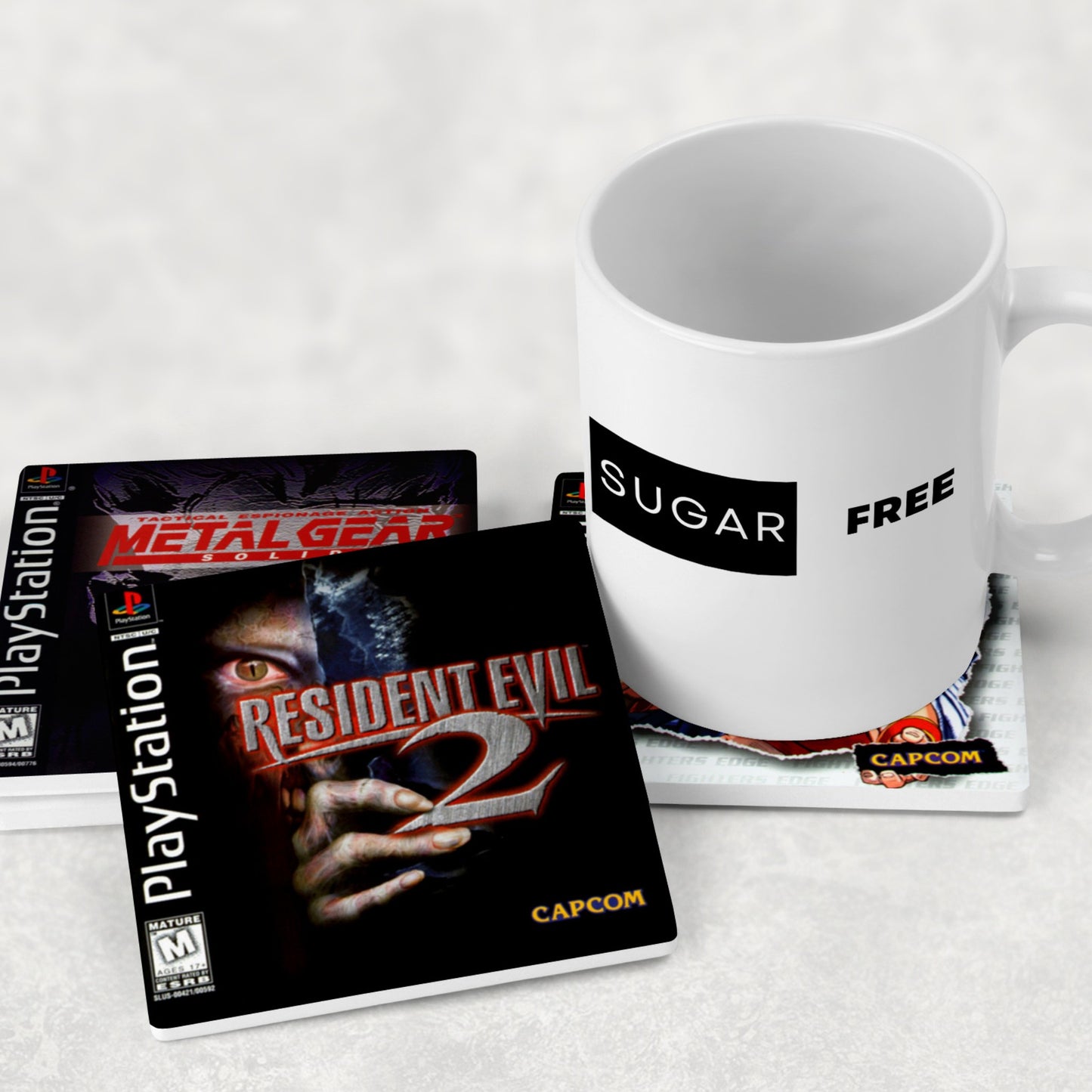 Custom PS1 Game Cover Coasters