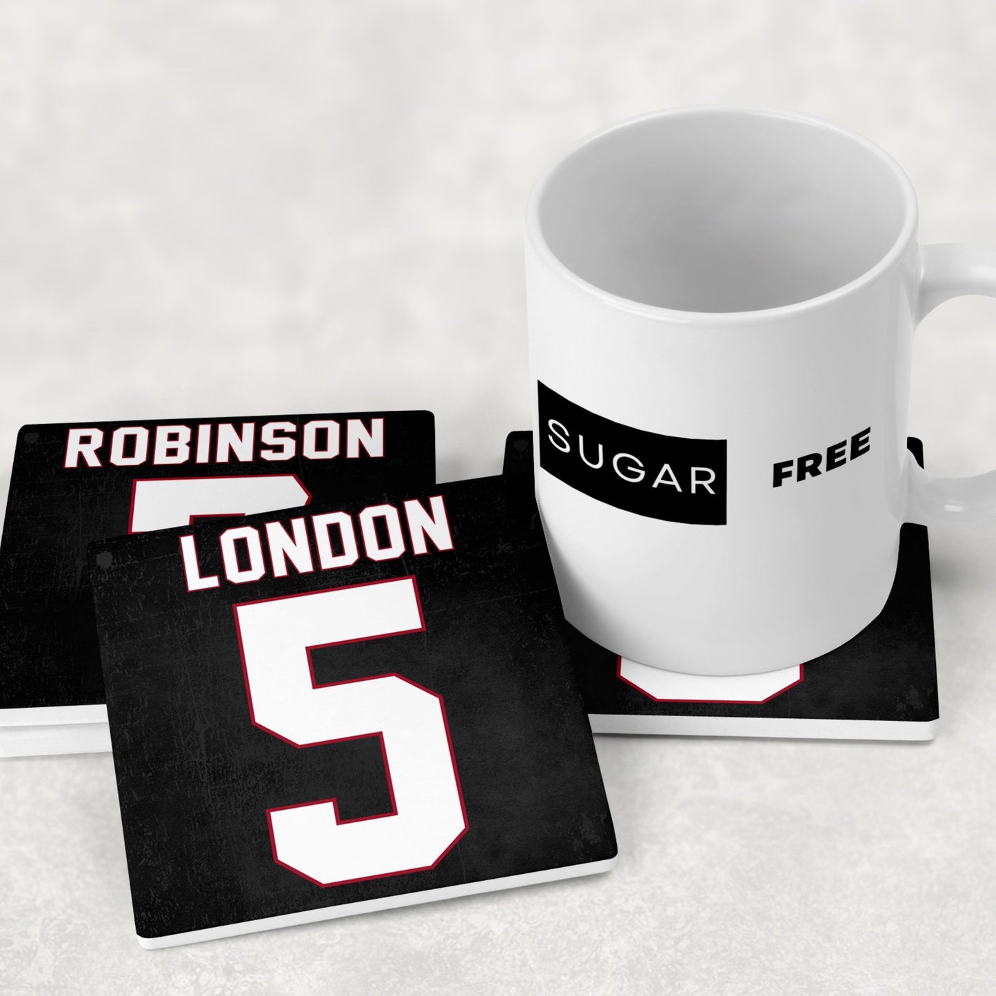 Personalized Atlanta Falcons Inspired Coasters