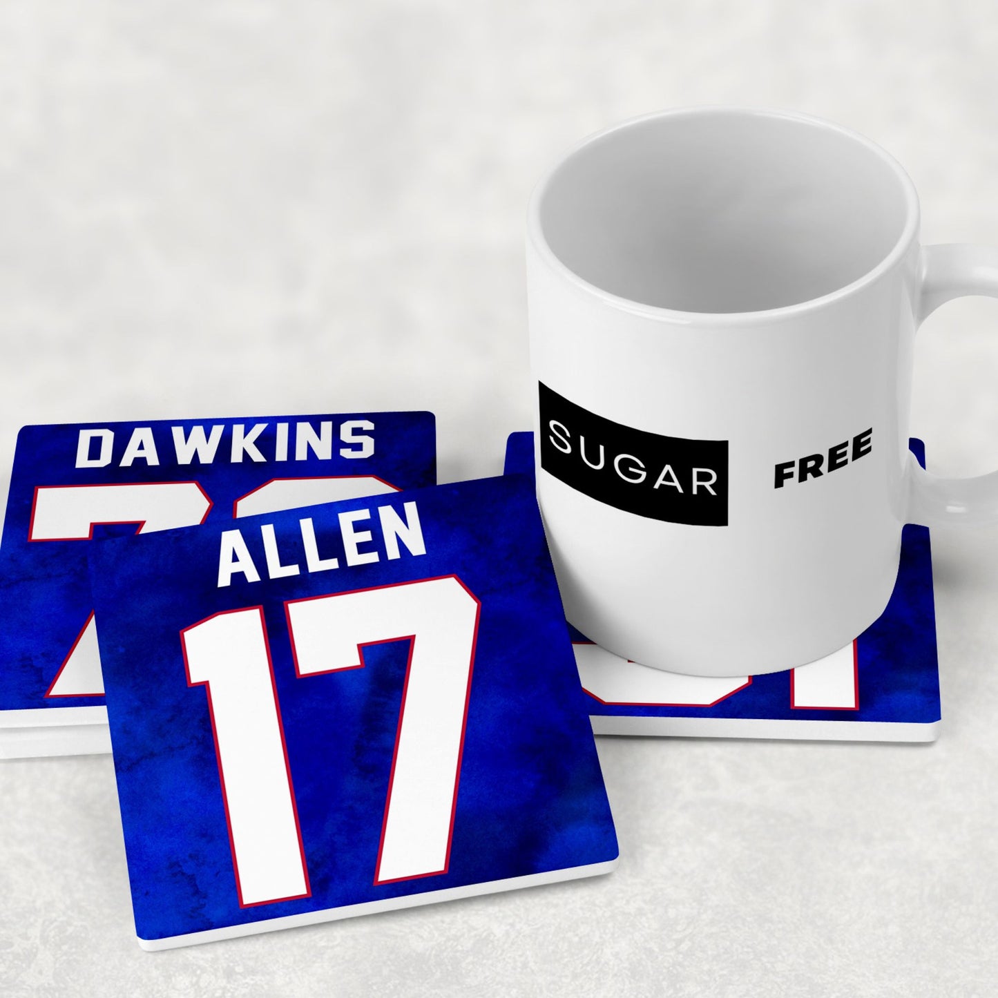 Personalized Buffalo Bills Inspired Coasters