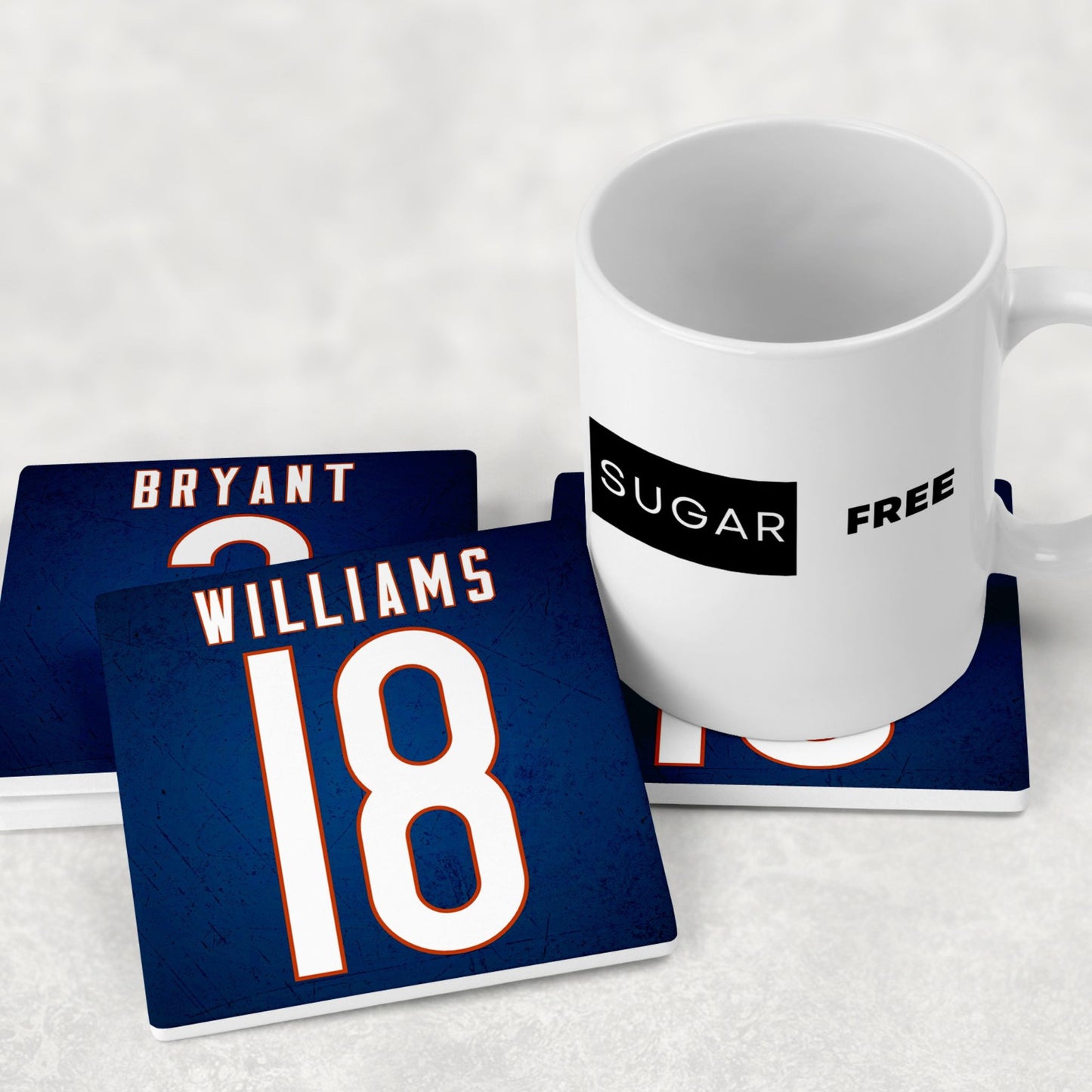 Personalized Chicago Bears Inspired Coasters