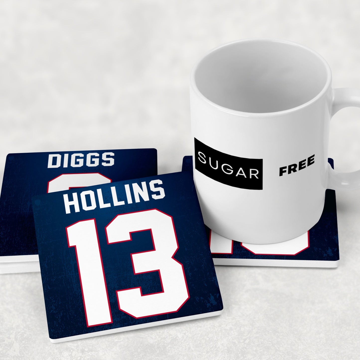 New England Patriots Jersey Inspired Coasters