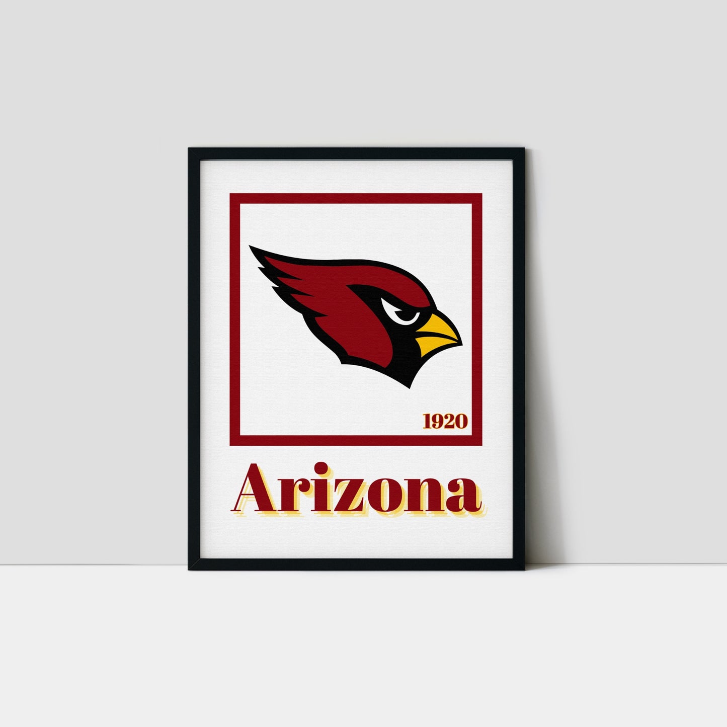 Arizona Cardinals Minimalist Art Print