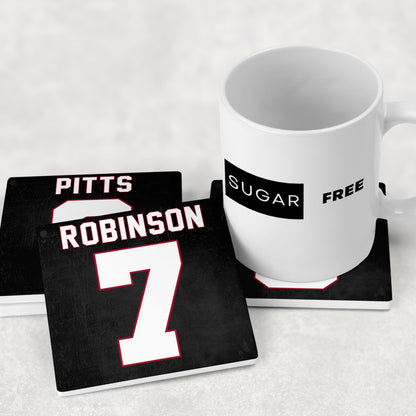 Atlanta Falcons Jersey Inspired Coasters