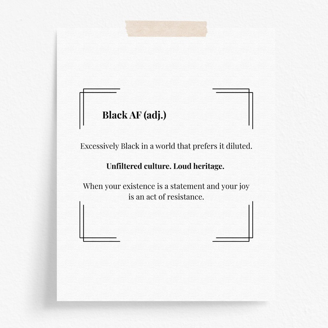 Black AF