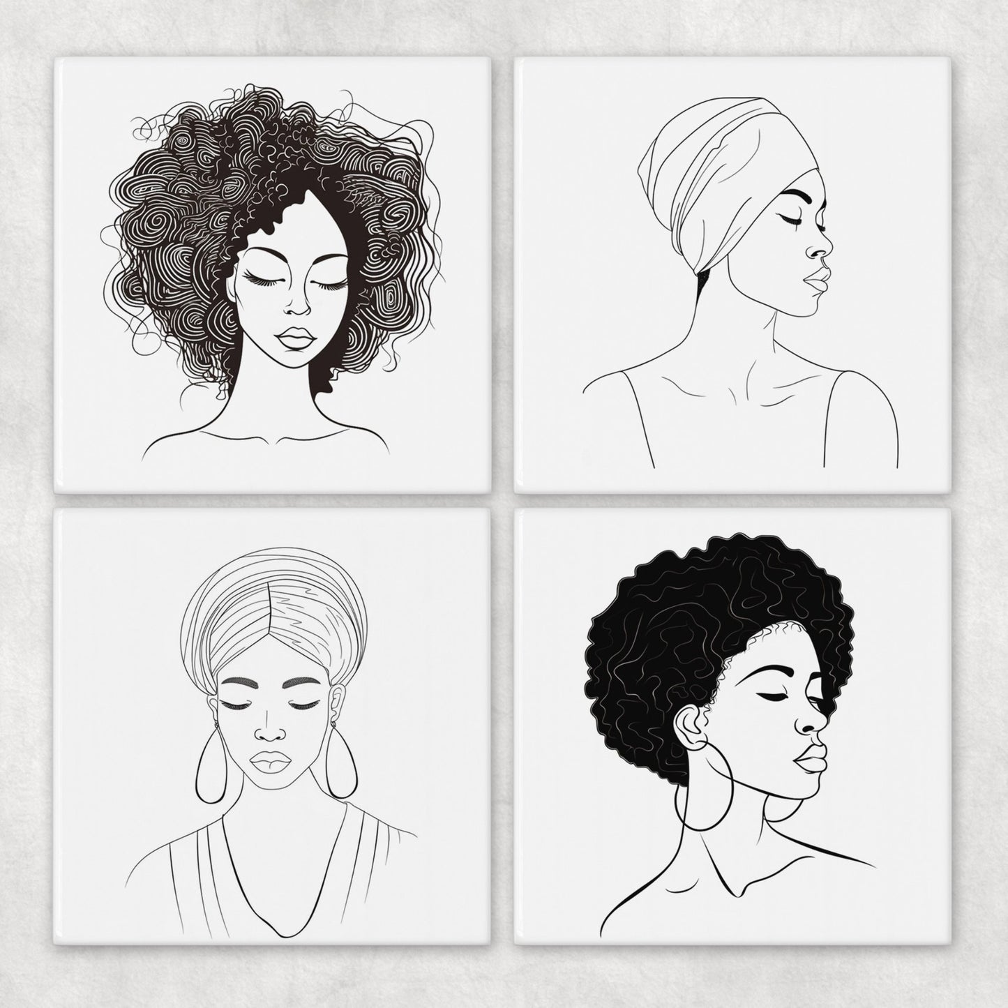 Divine Lines Coaster Set