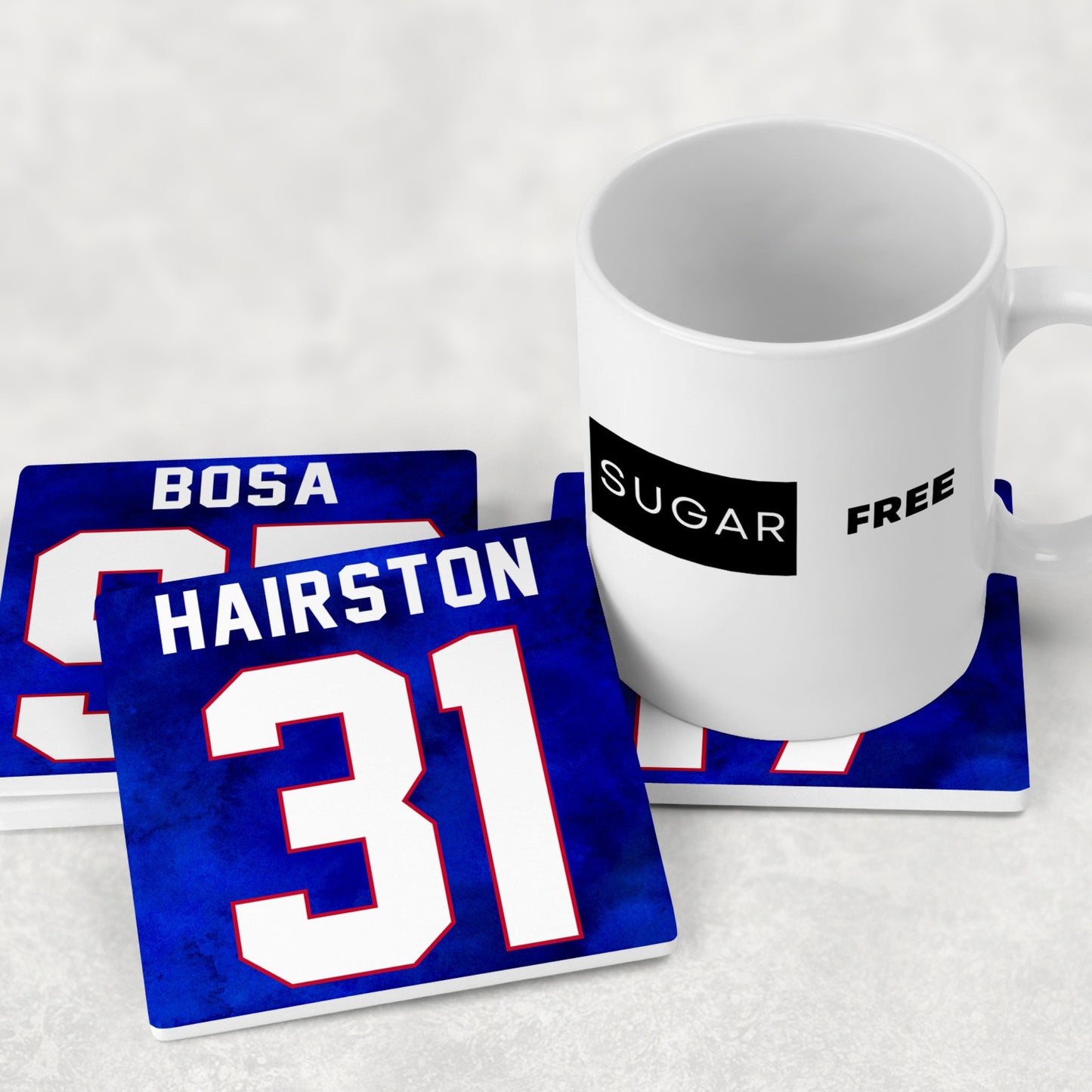 Buffalo Bills Jersey Inspired Coasters