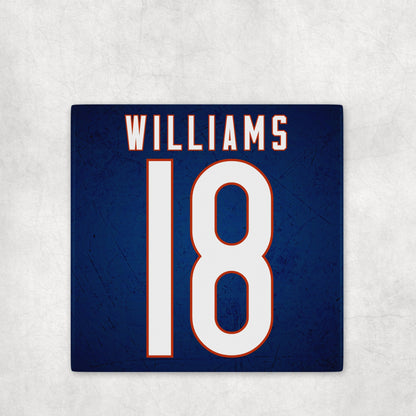 Chicago Bears Jersey Inspired Coasters