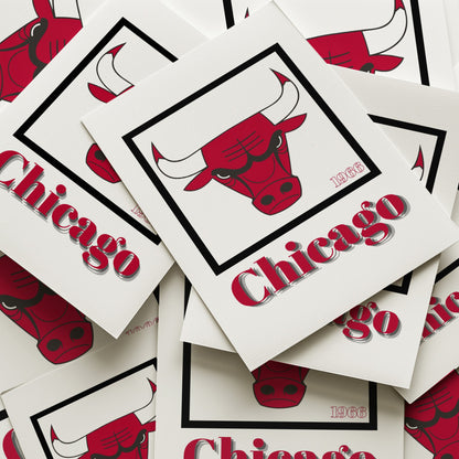 Chicago Bulls Minimalist Art Print