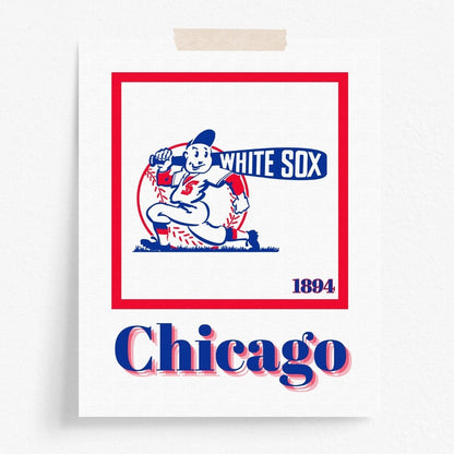 Chicago White Sox Minimalist Art Print