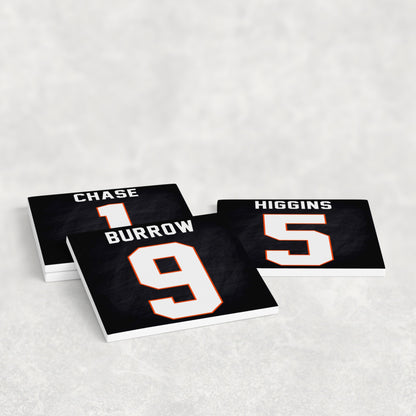 Cincinnati Bengals Jersey Inspired Coasters