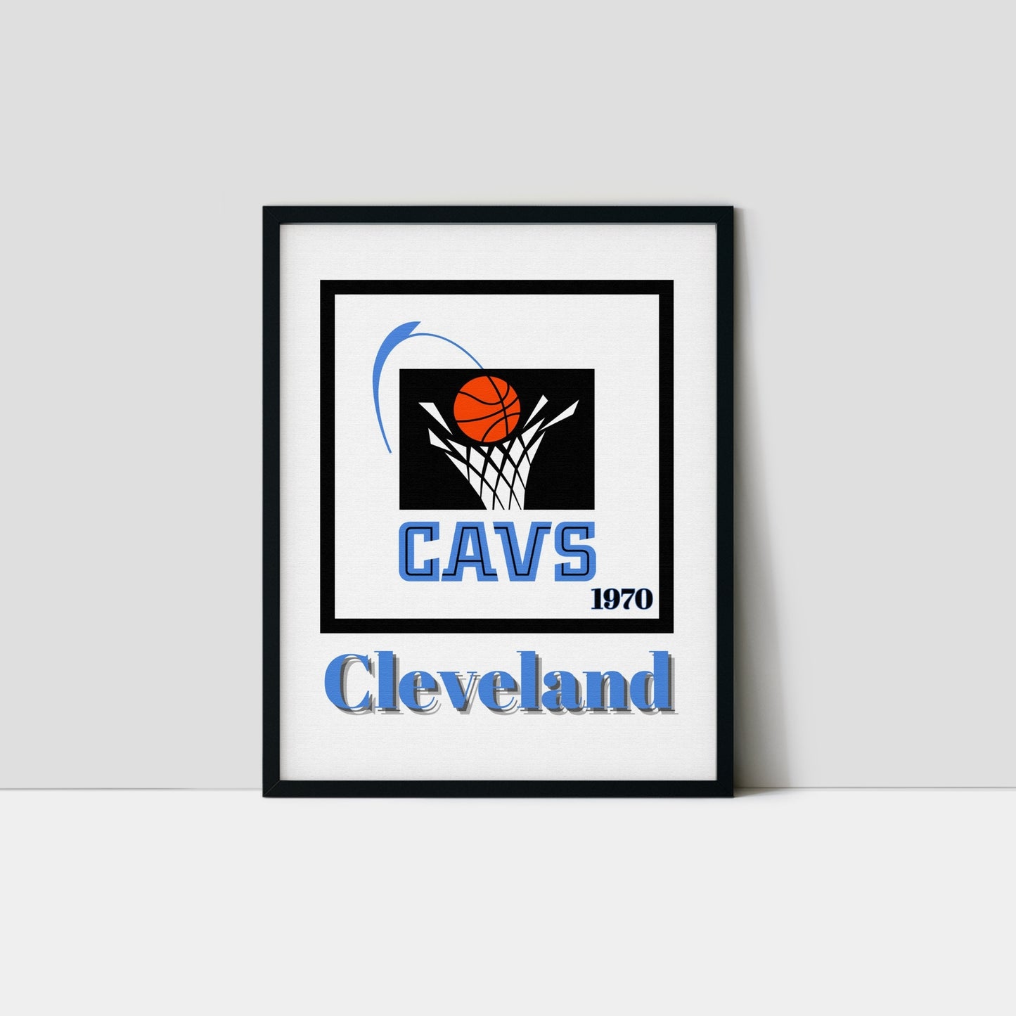Cleveland Cavaliers Minimalist Art Print
