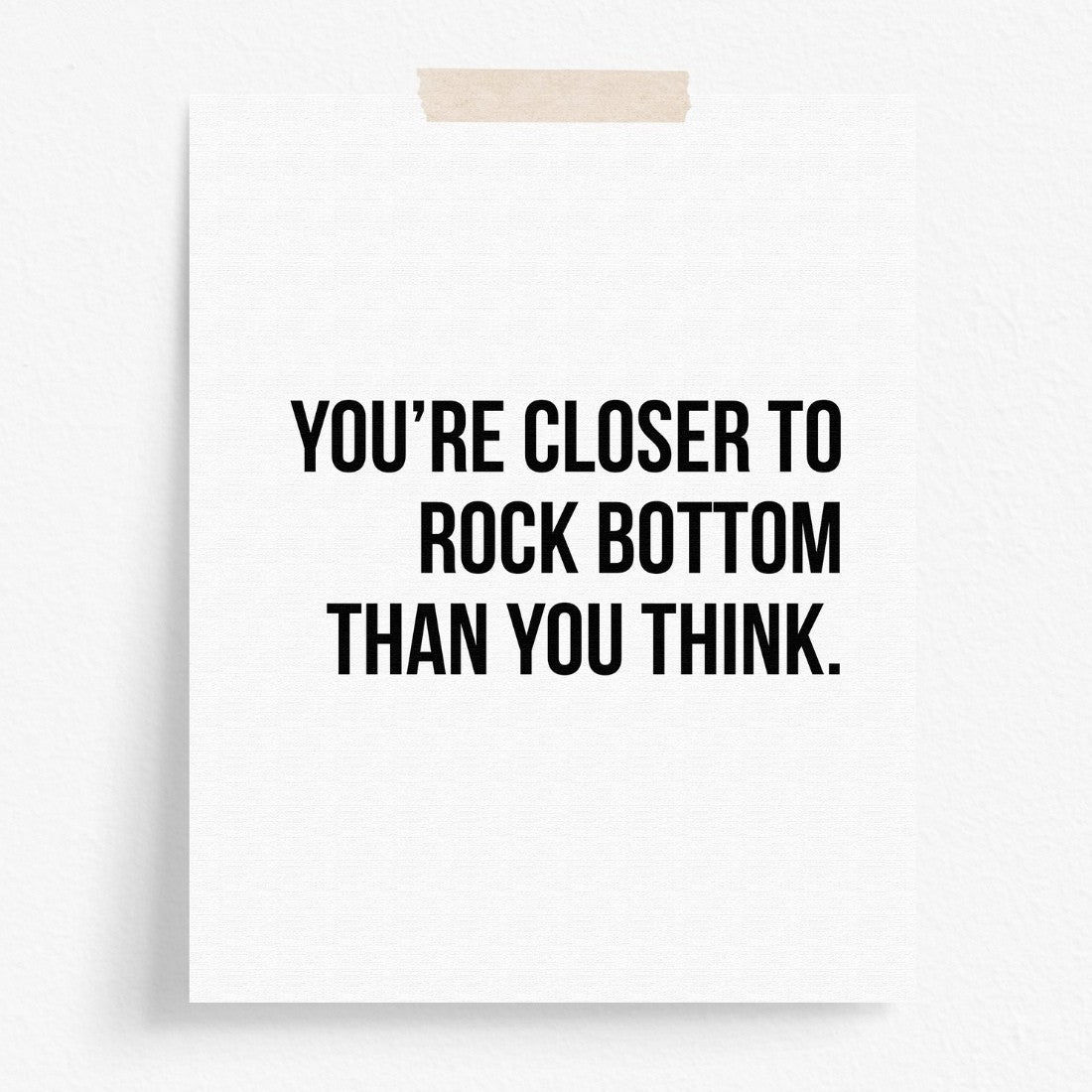 Rock Bottom