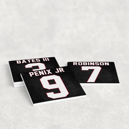 Personalized Atlanta Falcons Inspired Coasters
