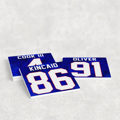 Personalized Buffalo Bills Inspired Coasters