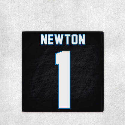 Personalized Carolina Panthers Inspired Coasters