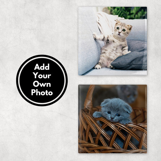 Custom Pet Photo Coasters
