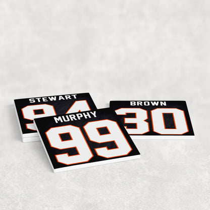 Personalized Cincinnati Bengals Inspired Coasters