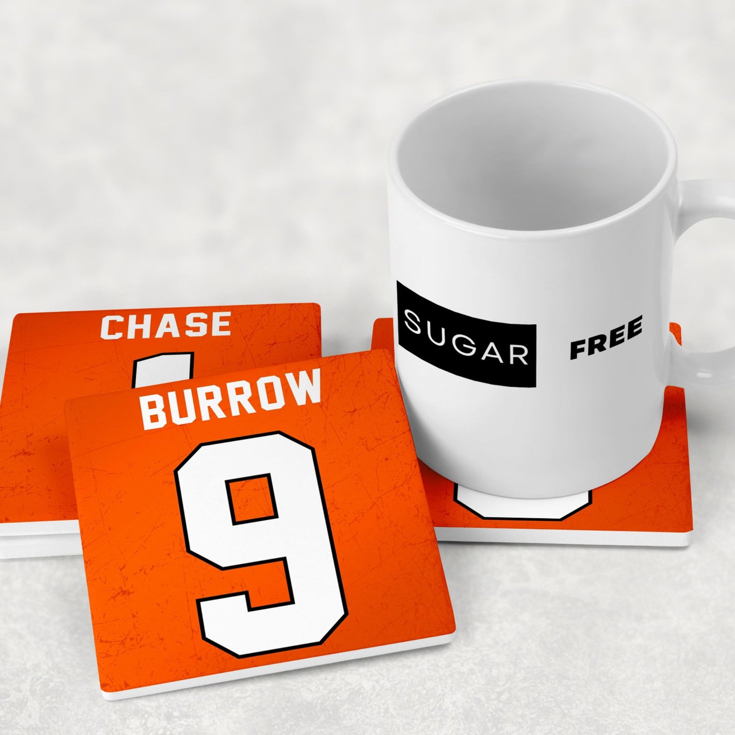 Personalized Cincinnati Bengals Inspired Coasters