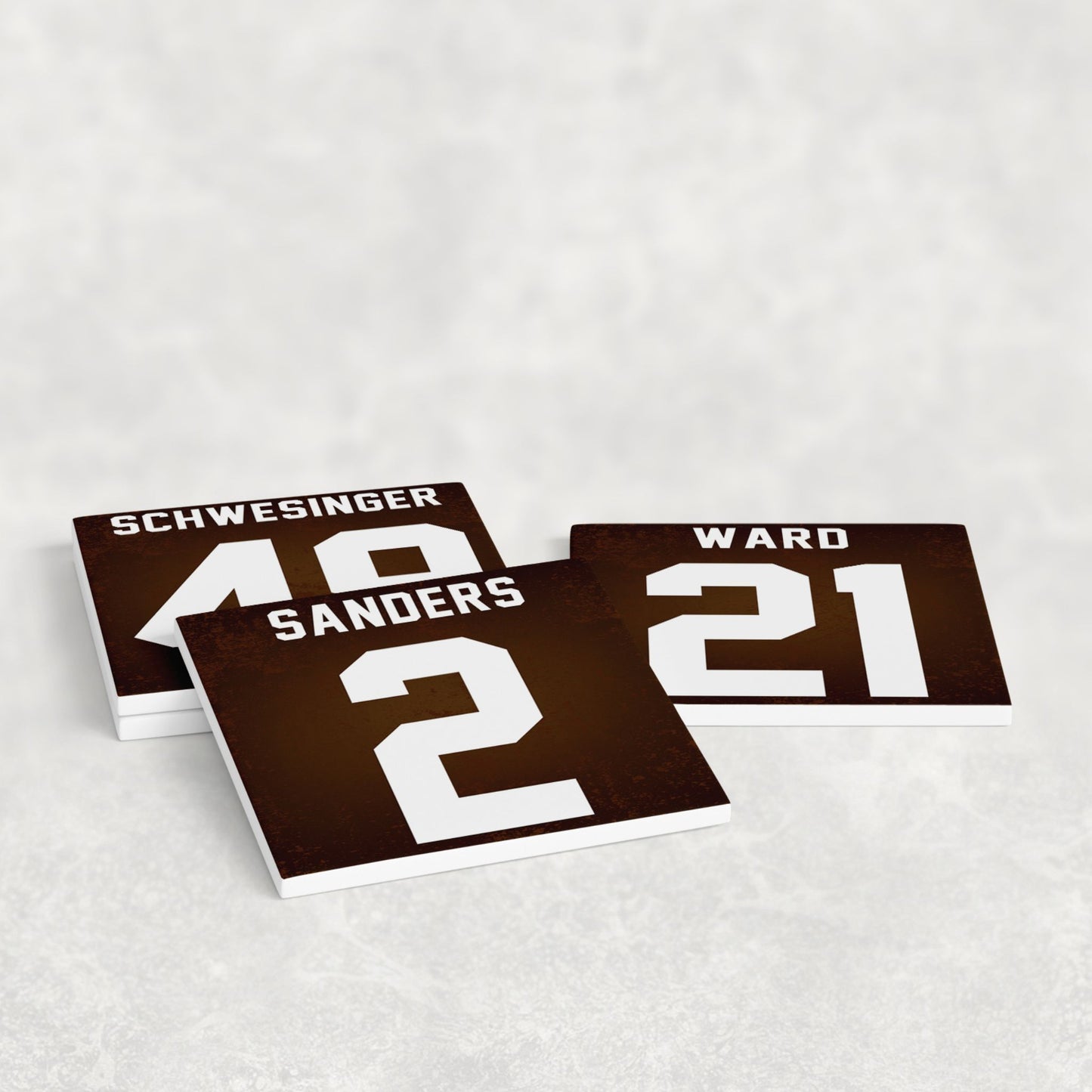 Personalized Cleveland Browns Inspired Coasters
