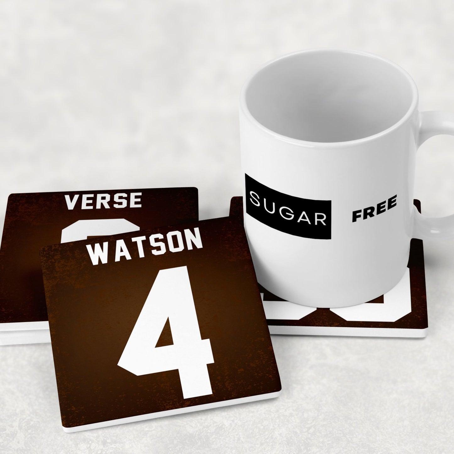 Personalized Cleveland Browns Inspired Coasters