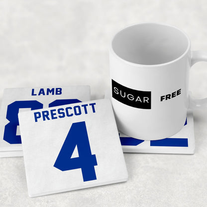 Personalized Dallas Cowboys Inspired Coasters