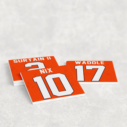 Personalized Denver Broncos Inspired Coasters
