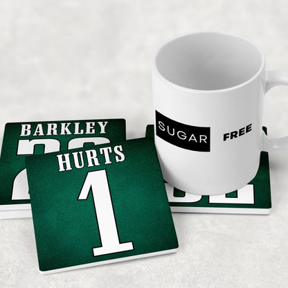 Personalized Philadelphia Eagles Inspired Coasters
