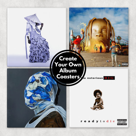 Custom Hip Hop Album Cover Coasters