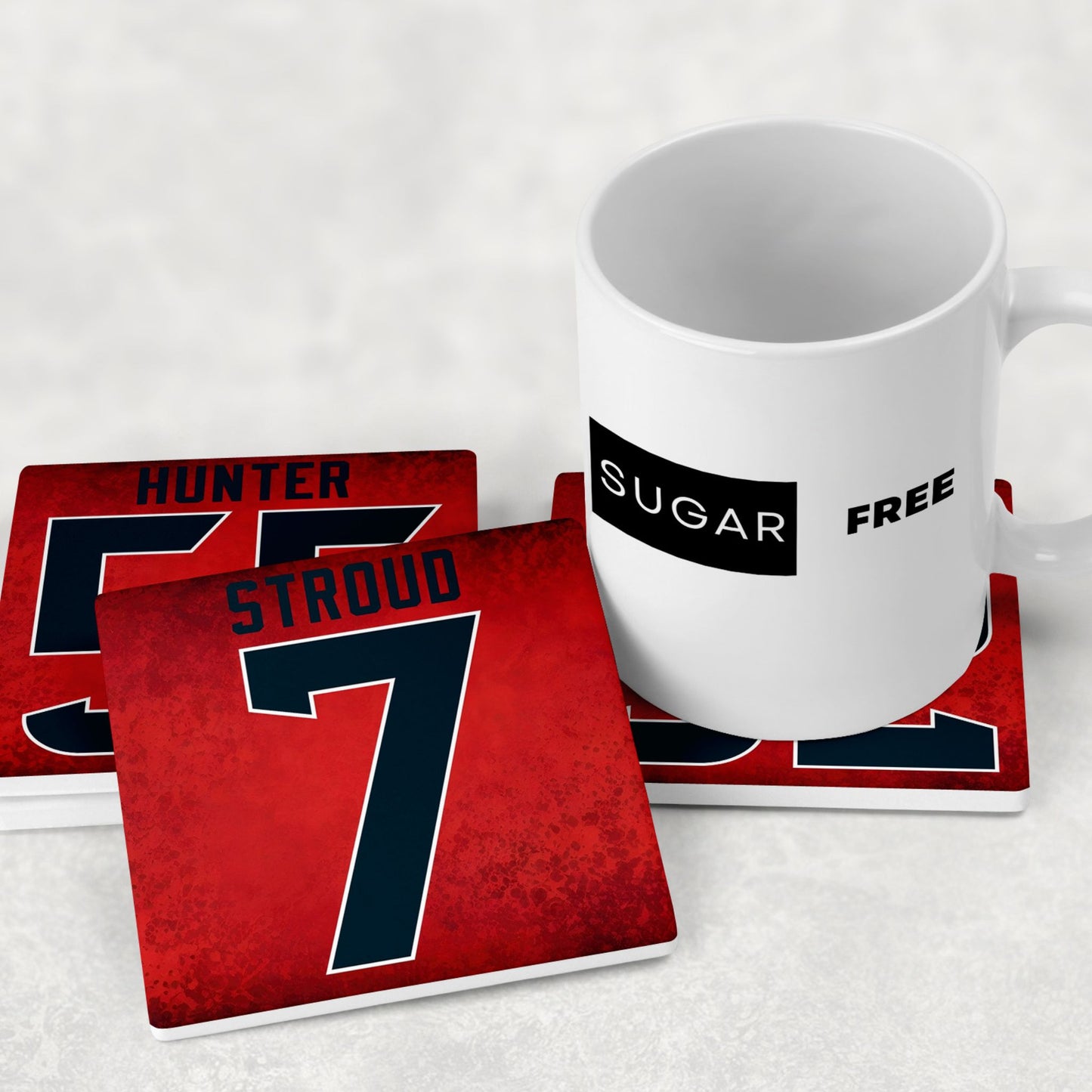 Personalized Houston Texans Inspired Coasters