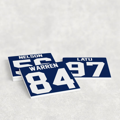 Personalized Indianapolis Colts Inspired Coasters