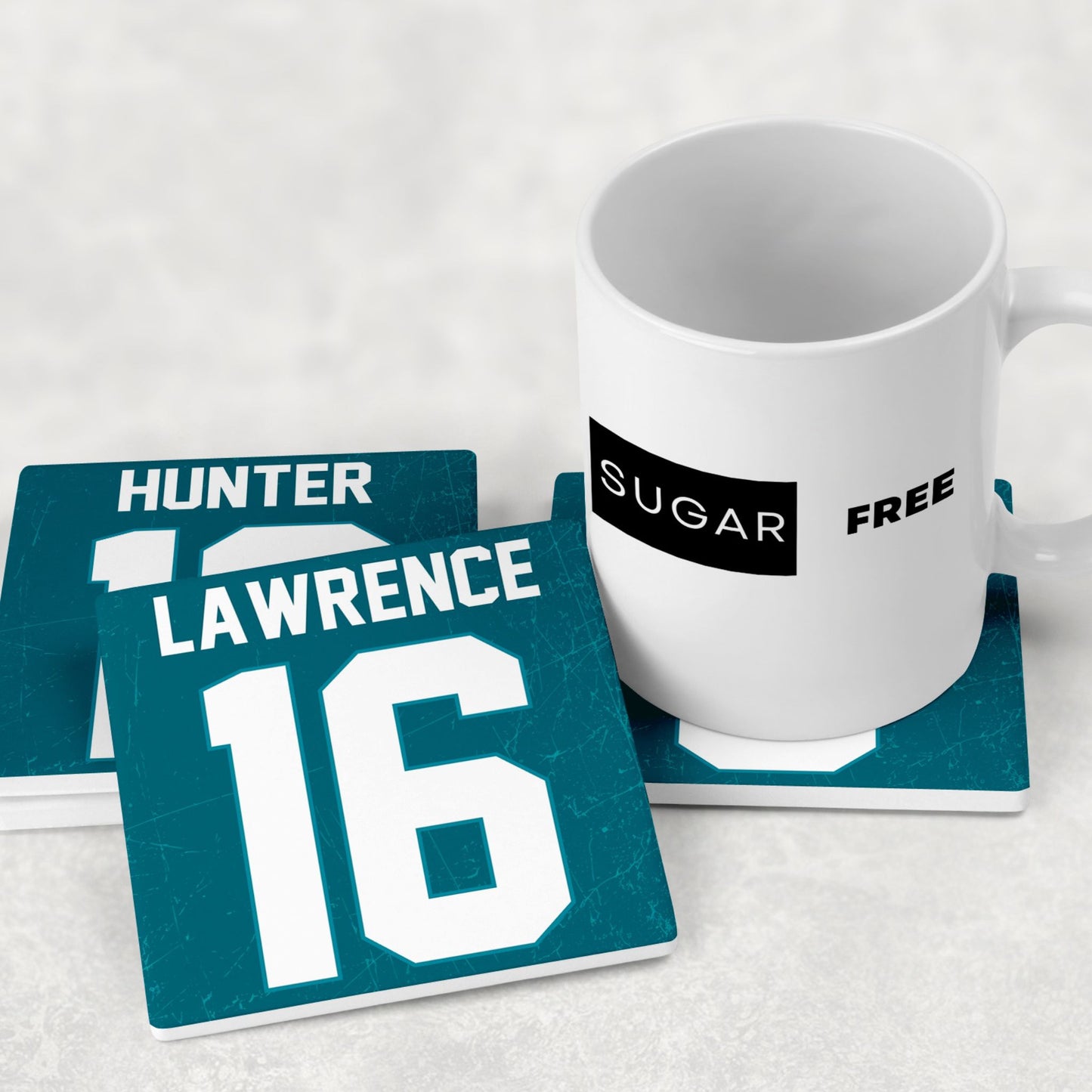 Personalized Jacksonville Jaguars Inspired Coasters