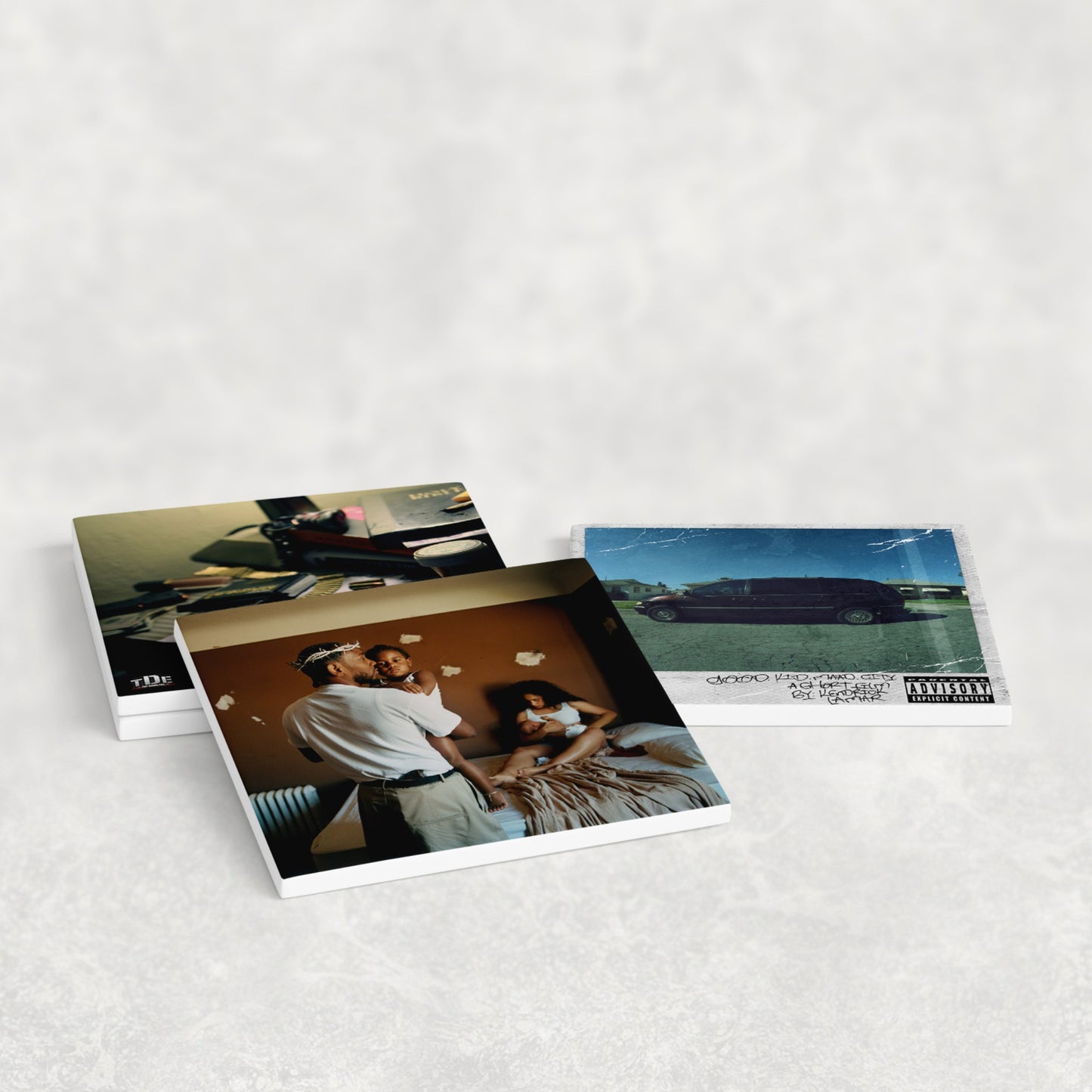 Custom Kendrick Lamar Album Cover Coasters