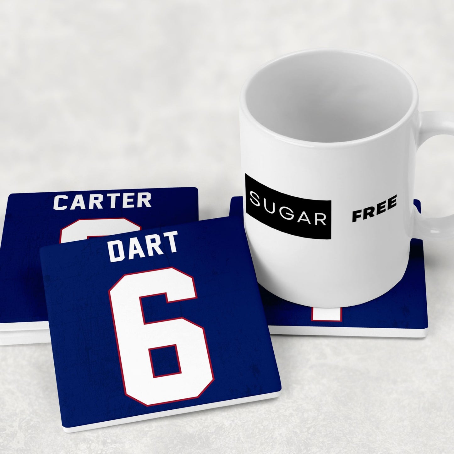 Personalized New York Giants Inspired Coasters