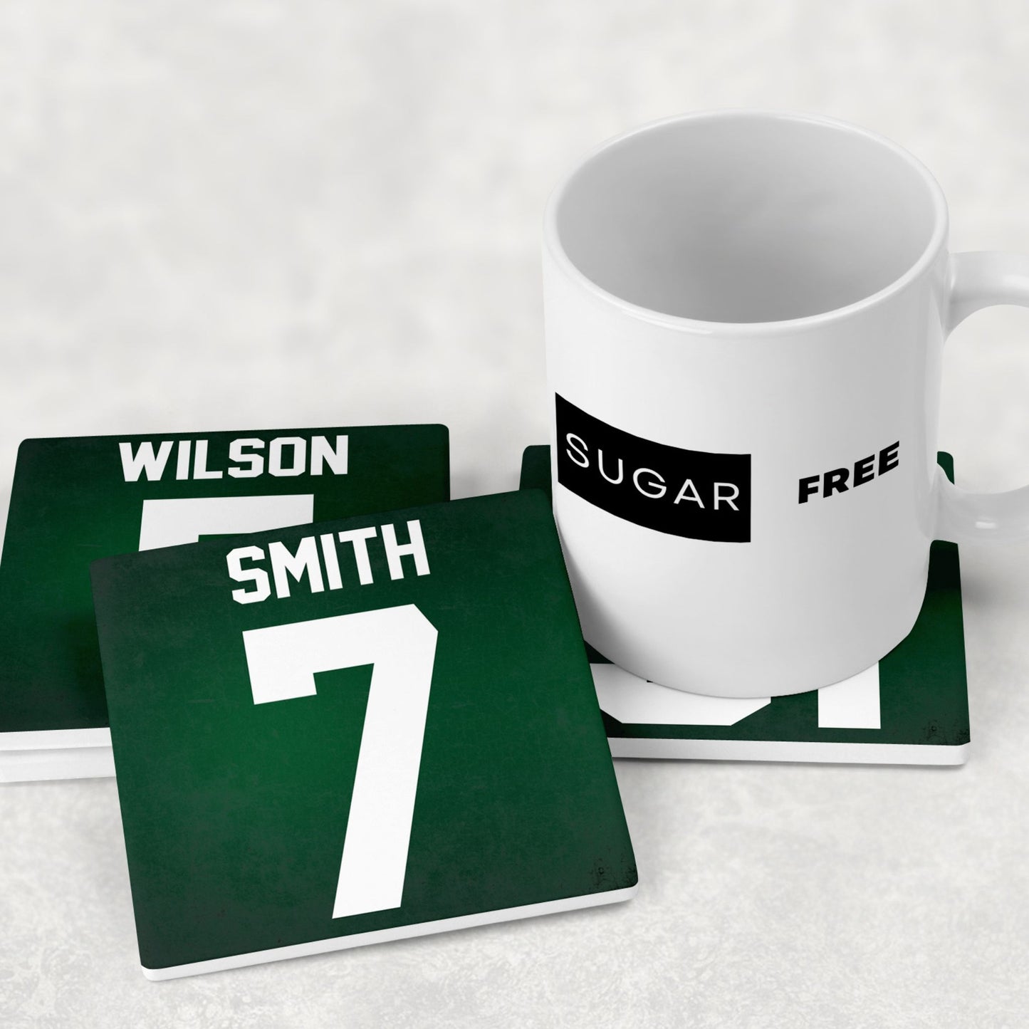 Personalized New York Jets Inspired Coasters