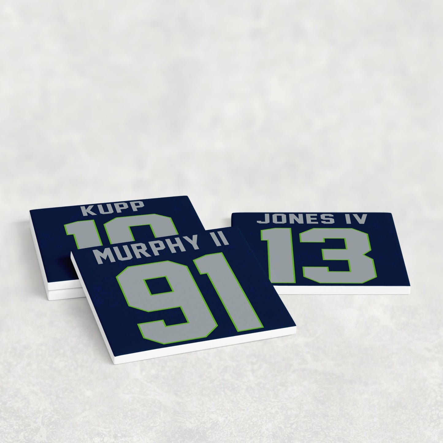 Personalized Seattle Seahawks Inspired Coasters