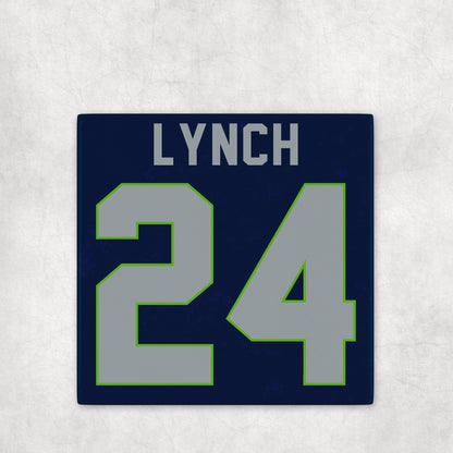 Personalized Seattle Seahawks Inspired Coasters