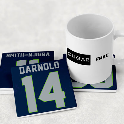 Personalized Seattle Seahawks Inspired Coasters