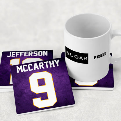 Personalized Minnesota Vikings Inspired Coasters