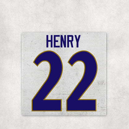 Baltimore Ravens Jersey Inspired Coasters