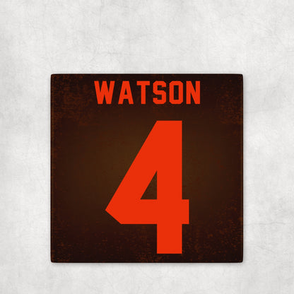 Cleveland Browns Jersey Inspired Coasters