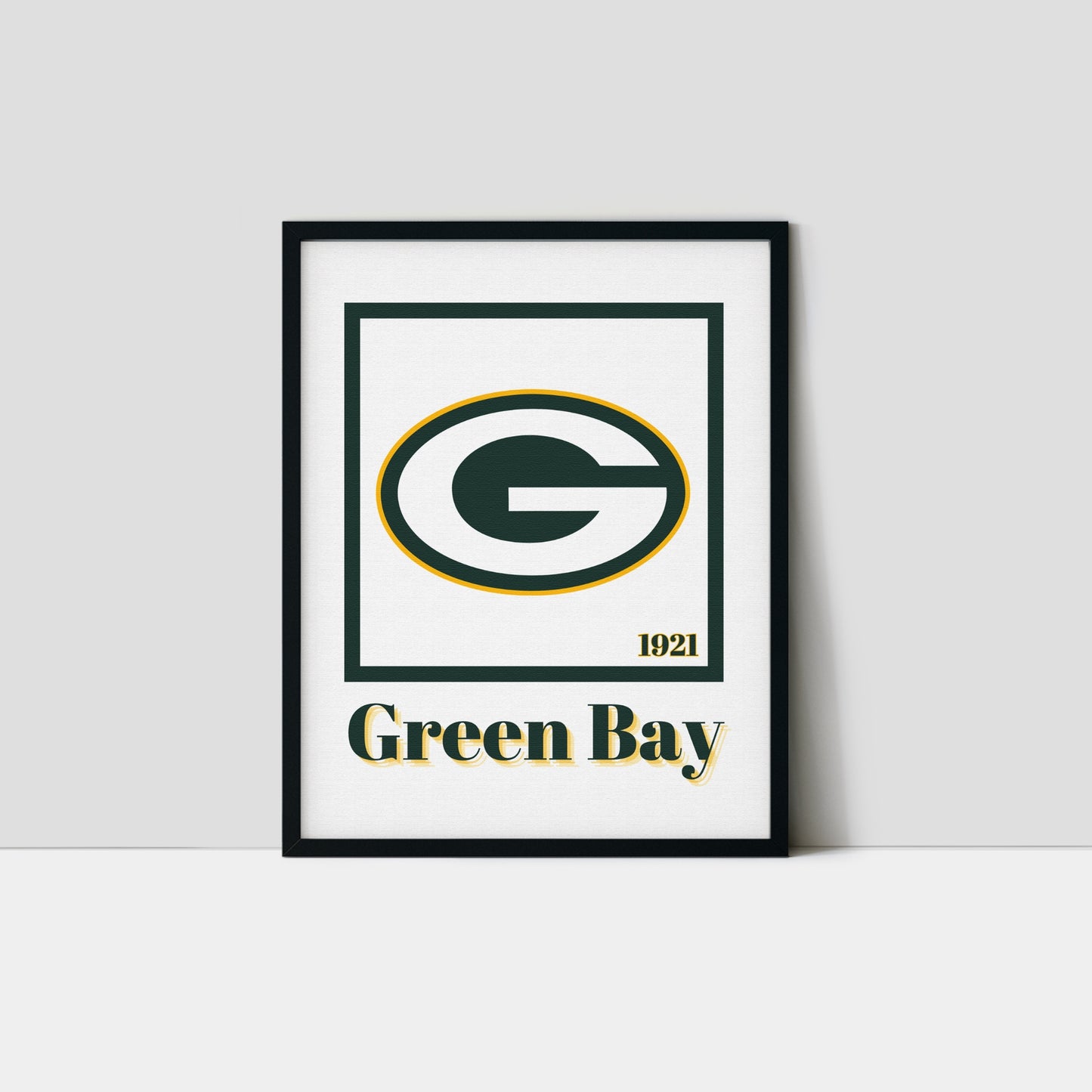 Green Bay Packers Minimalist Art Print