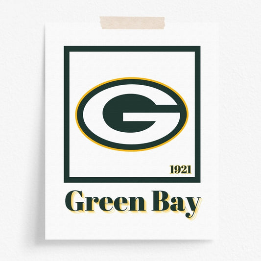 Green Bay Packers Minimalist Art Print