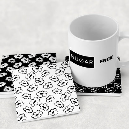 Grunge Bloom Coaster Set