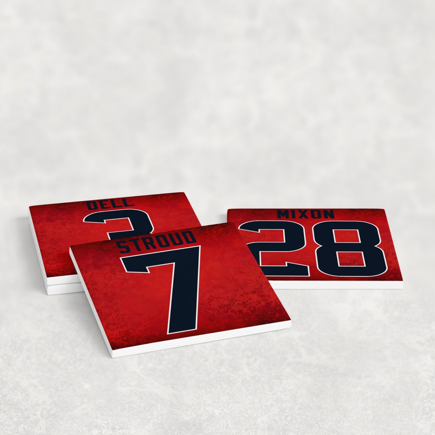 Houston Texans Jersey Inspired Coasters