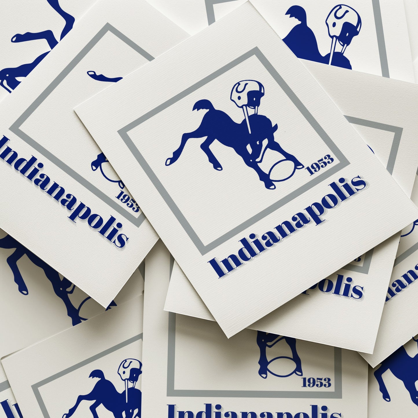 Indianapolis Colts Minimalist Art Print