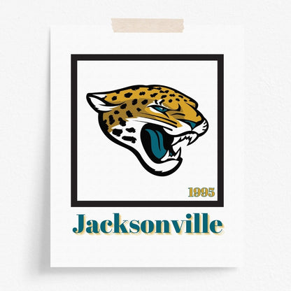 Jacksonville Jaguars Minimalist Art Print