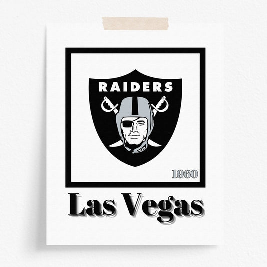 Las Vegas Raiders Minimalist Art Print