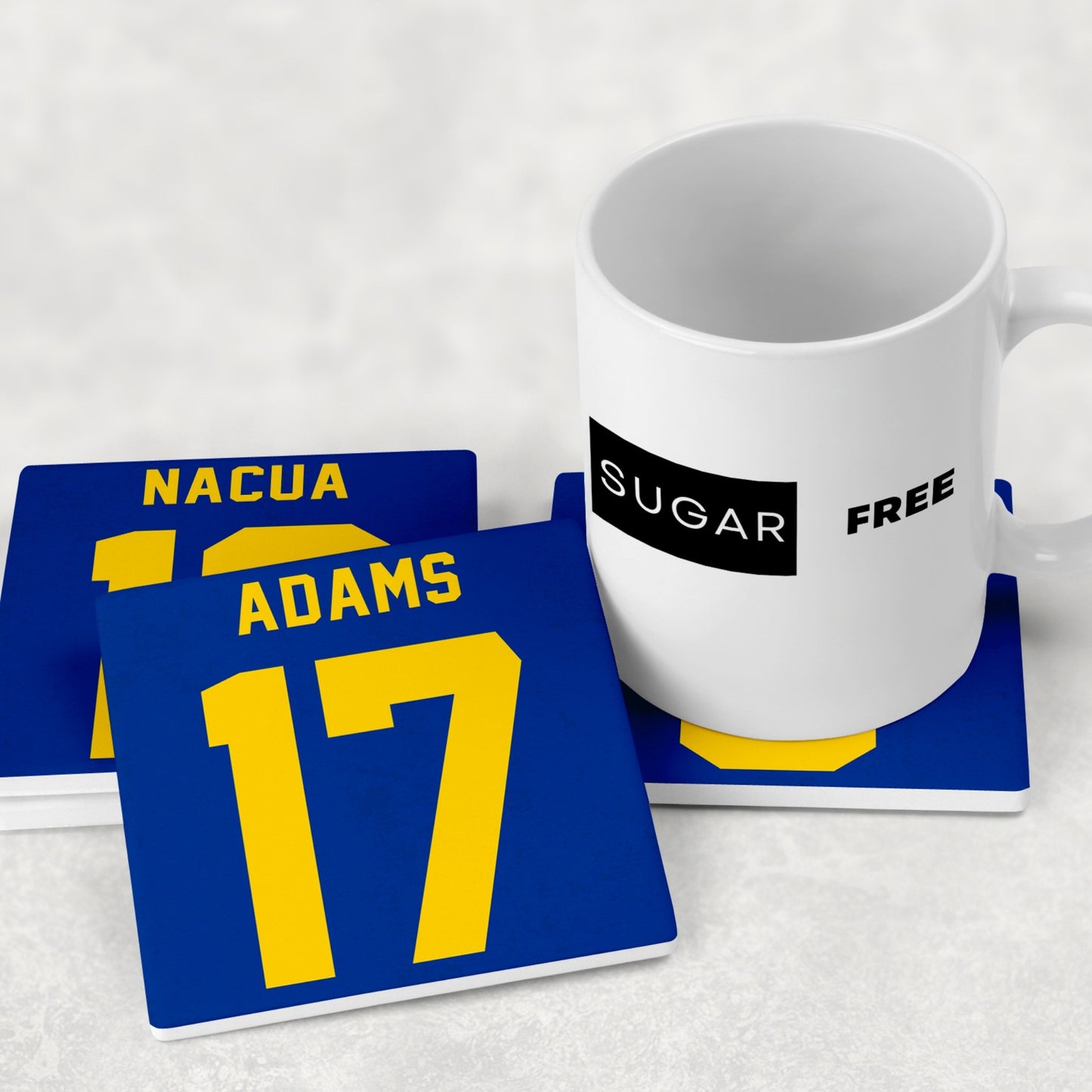 Los Angeles Rams Jersey Inspired Coasters