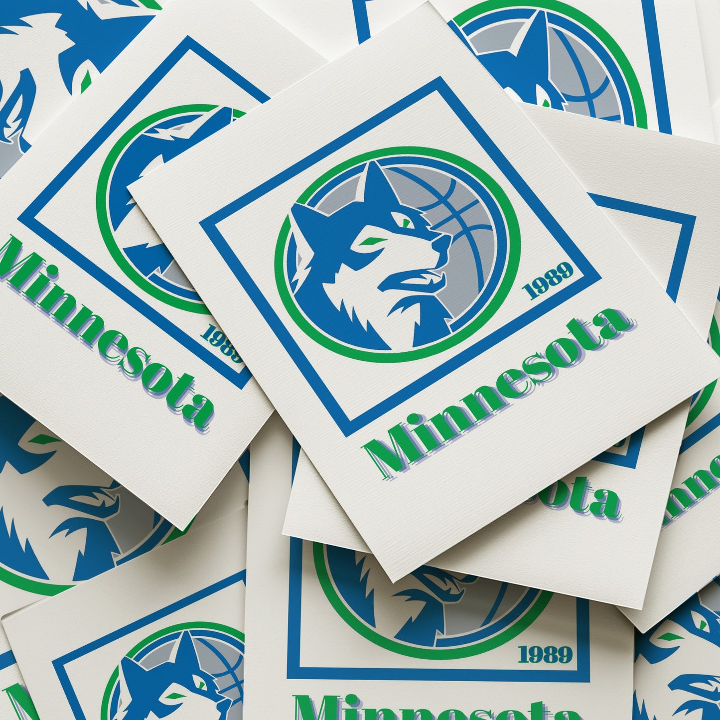 Minnesota Timberwolves Minimalist Art Print